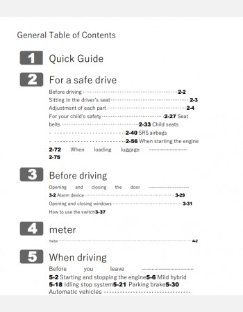 suzuki spacia custom 2023-2024 owners manual in english